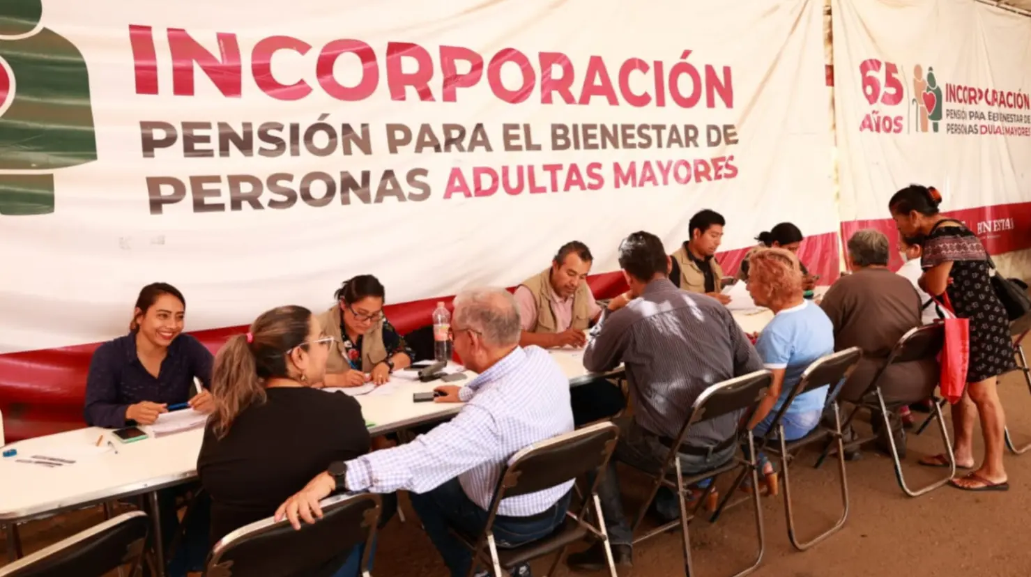 El 30 de agosto concluye el periodo de registro de nuevos beneficiarios de la Pensión Bienestar para adultos mayores. Foto: Secretaría de Bienestar