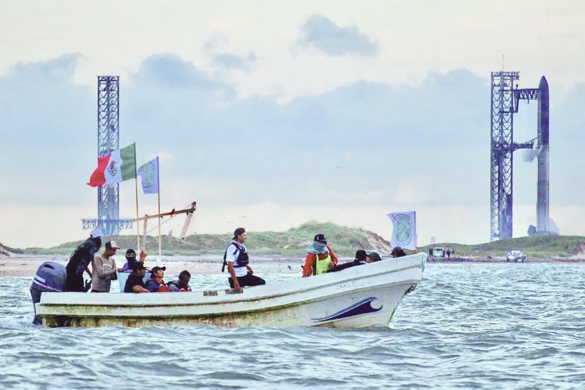Preparan documental sobre playa Bagdad en Tamaulipas y la contaminación generada por SpaceX. Foto: Conibio