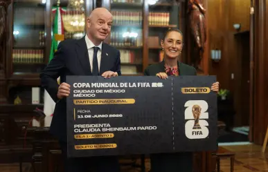 ¿Qué hará Claudia Sheinbaum con el boleto del Mundial que le regaló el presidente de la FIFA?