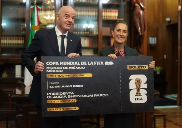 ¿Qué hará Claudia Sheinbaum con el boleto del Mundial que le regaló el presidente de la FIFA?