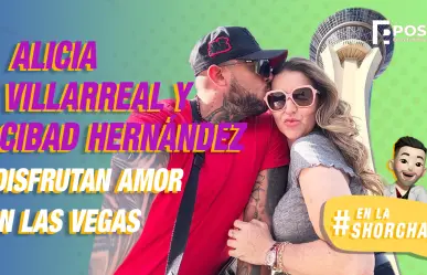 Alicia Villarreal y Cibad Hernández disfrutan su amor en Las Vegas