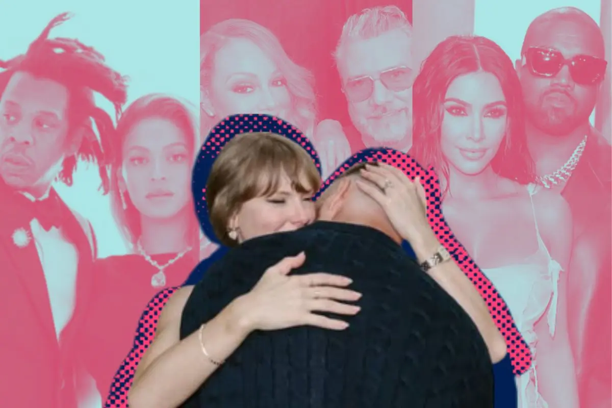 Taylor Swift y Travis Kelce tienen un patrimonio arriba de los 1,6 millones de dólares. FOTO: CANVA/IG: @taylorswift, @peopleenespanol, @w.rosadojewelry y @mas23tv