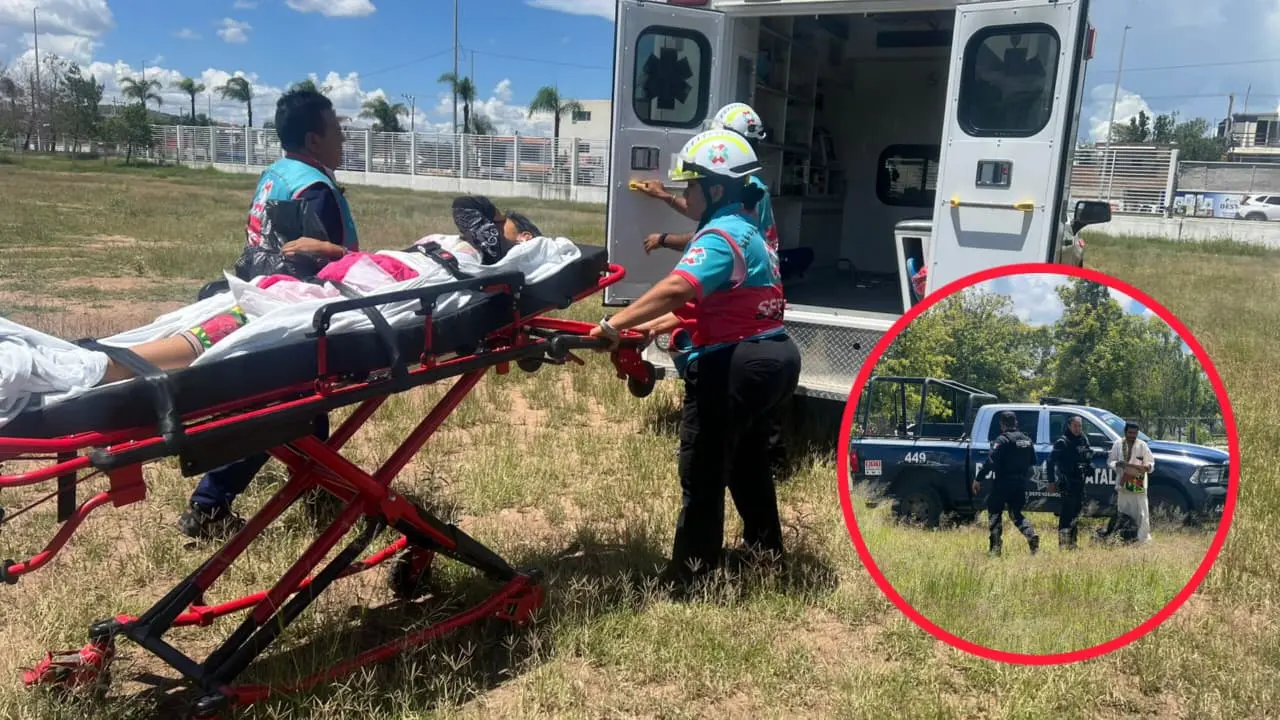 Foto: Especial | Un helicóptero trasladó a una jovencita de 15 años debido a una emergencia obstétrica.
