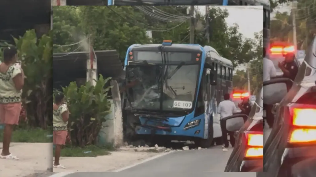 Accidente del Va y Ven: unidad se impacta contra una casa en Dzityá
