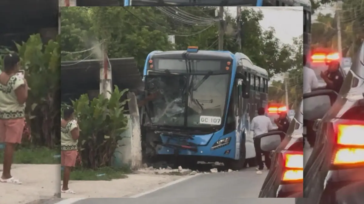 No se ha confirmado el número de lesionados tras el accidente Foto: Redes Sociales