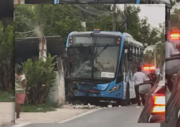 Accidente del Va y Ven: unidad se impacta contra una casa en Dzityá
