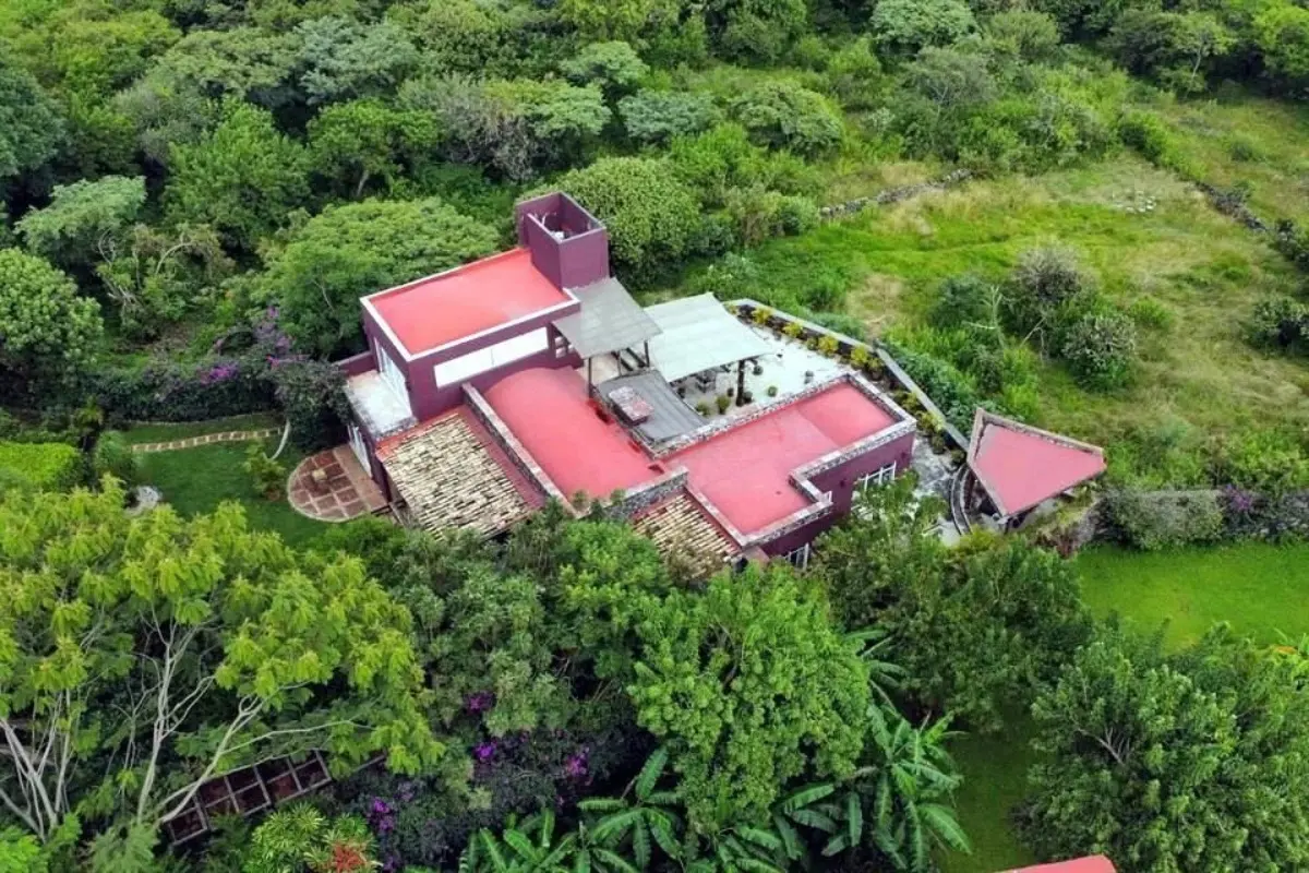Casa de Gerardo Fernández Noroña en Tepoztlán Foto: X(Twitter) @raulgtzoficial