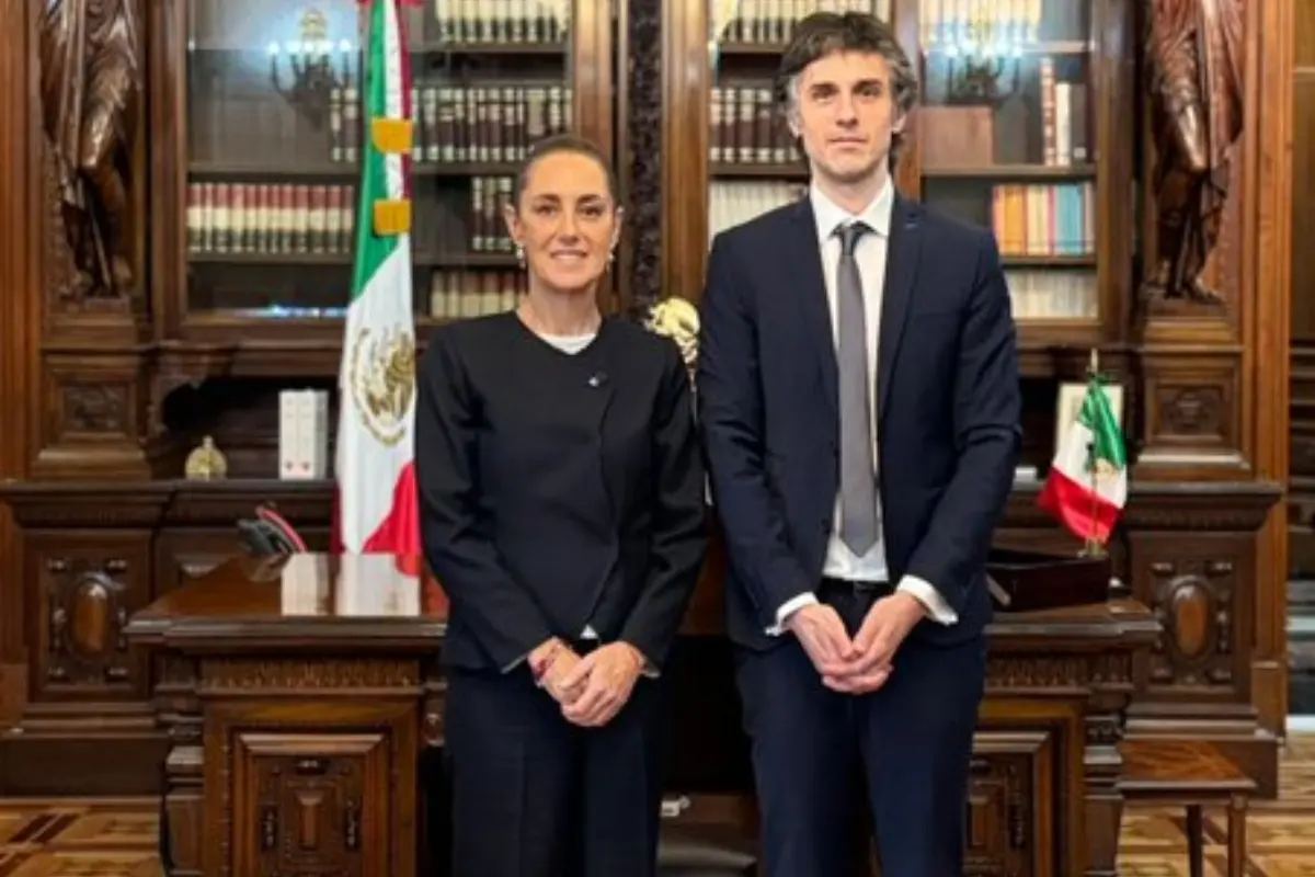 Claudia Sheinbaum y Guido Croxatto Foto: X(Twitter) @Claudiashein