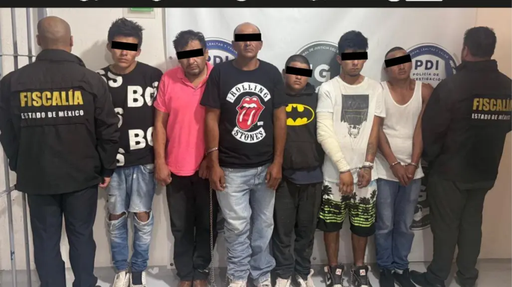 Edomex: detienen a nueve integrantes del grupo criminal M4 tras operativo