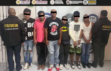 Edomex: detienen a nueve integrantes del grupo criminal M4 tras operativo