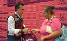 Manuel Guerra cumple compromiso con entrega de más de 15 mil útiles escolares en García