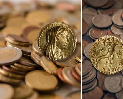 Esta es la épica moneda de oro que tiene más de 2 mil años y fue encontrada por una arqueóloga