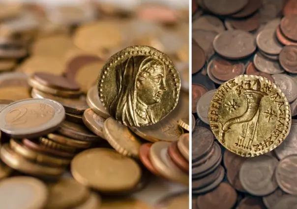 Esta es la épica moneda de oro que tiene más de 2 mil años y fue encontrada por una arqueóloga