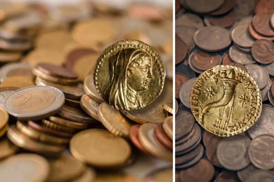 Esta es la épica moneda de oro que tiene más de 2 mil años y fue encontrada por una arqueóloga