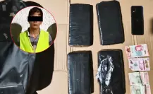 Operativo en Carretera Nacional concluye con captura de hombre con droga