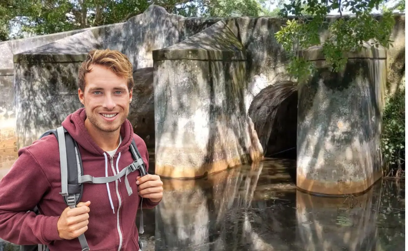 ¿Cuál fue la importancia del puente de Hampolol en la época colonial? Foto: INAH