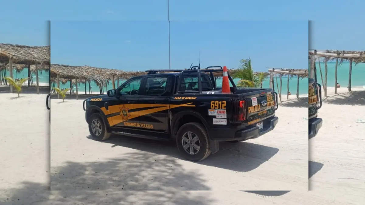 El remolque robado fue recuperado gracias a las cámaras del C5i Foto: SSP Yucatán
