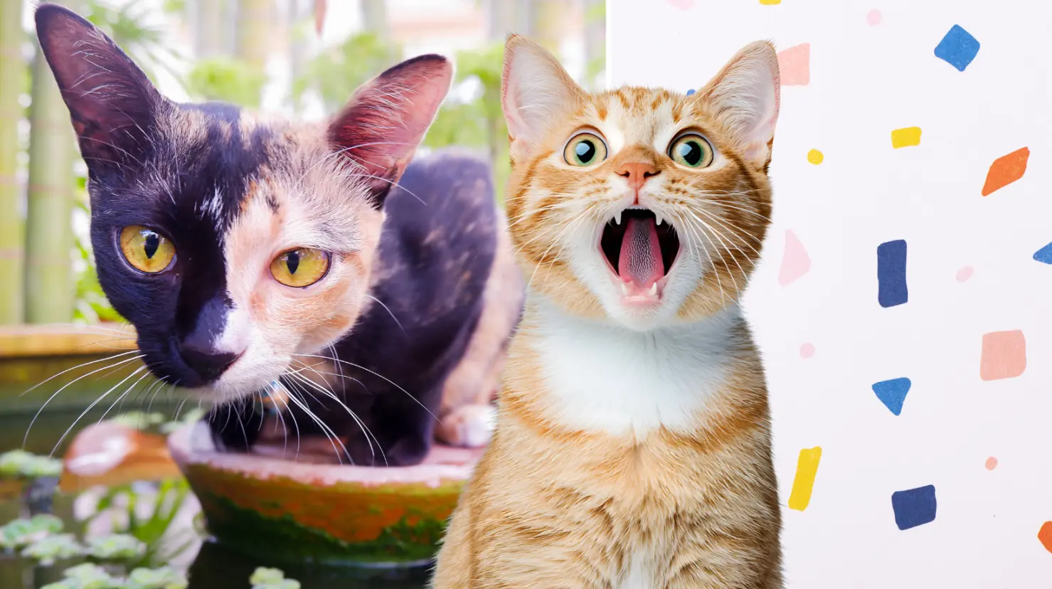 ¿Tu gato es bicolor? Qué es el quimerismo felino y cómo se produce. Foto: Canva.