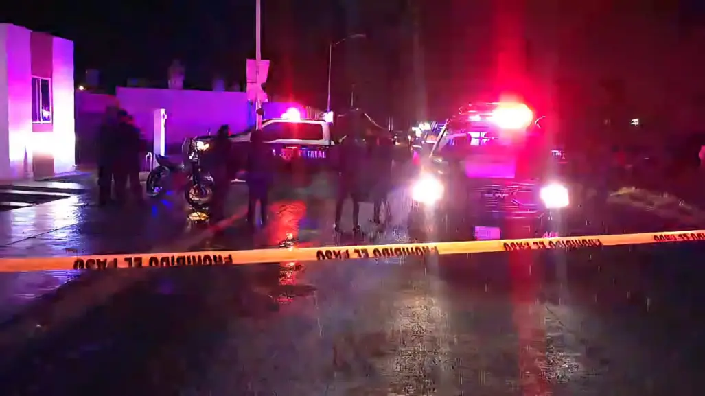 Accidente en Fracc. Pirineos de Durango deja un motociclista muerto