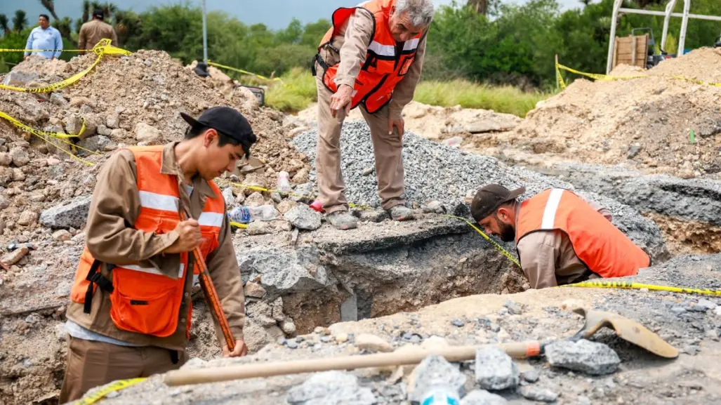 Agua y Drenaje arranca plan de renovación de la red sanitaria en Monterrey