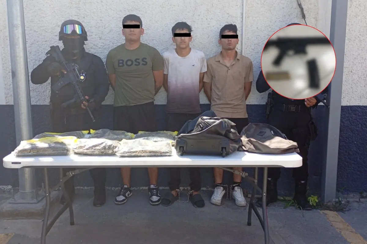Los detenidos fueron identificados como Milton Adrián G, Oscar Damián B y Eduardo Sebastián B.