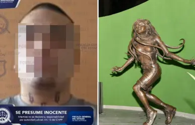 Detienen a hombre por el robo de "La Bailarina" en San Luis Potosí