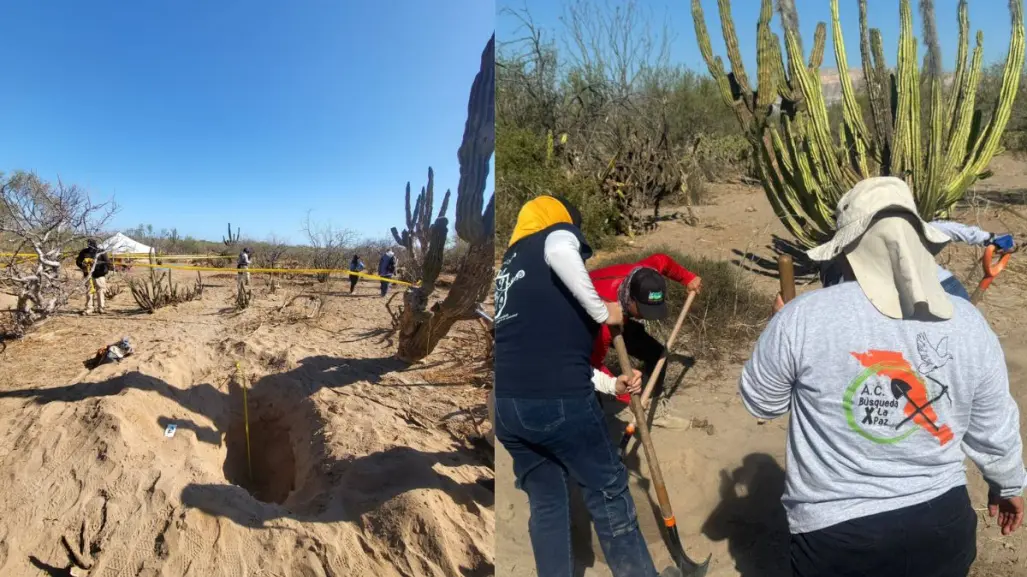 Encuentran cinco nuevas fosas clandestinas en La Paz