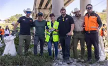 Félix Arratia impulsa limpieza histórica del Río Santa Catarina en Juárez