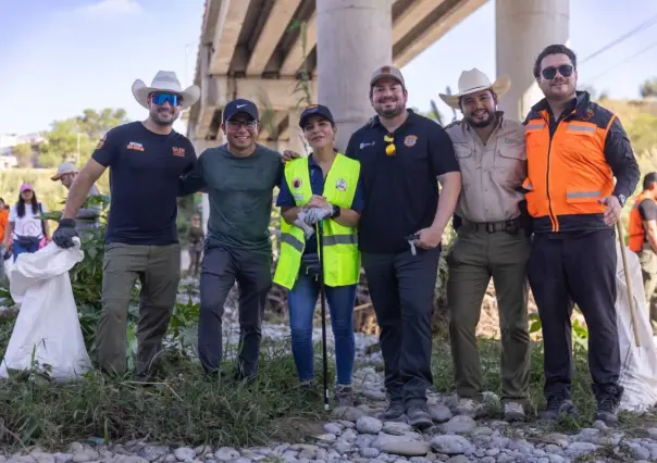 Félix Arratia impulsa limpieza histórica del Río Santa Catarina en Juárez