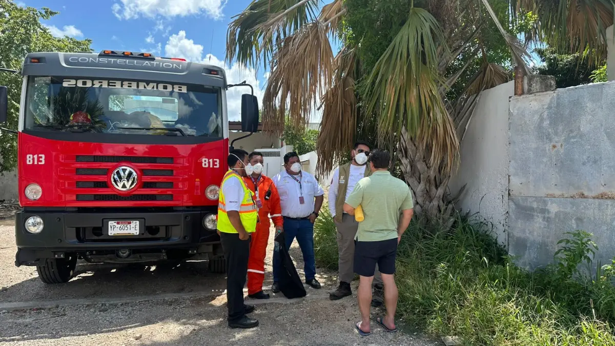 Más de 50 personas fueron evacuadas ante la fuga Foto: Redes Sociales