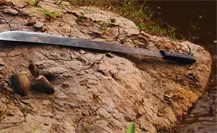 Hombre con machete agrede a policía en comisaría de Progreso, Yucatán