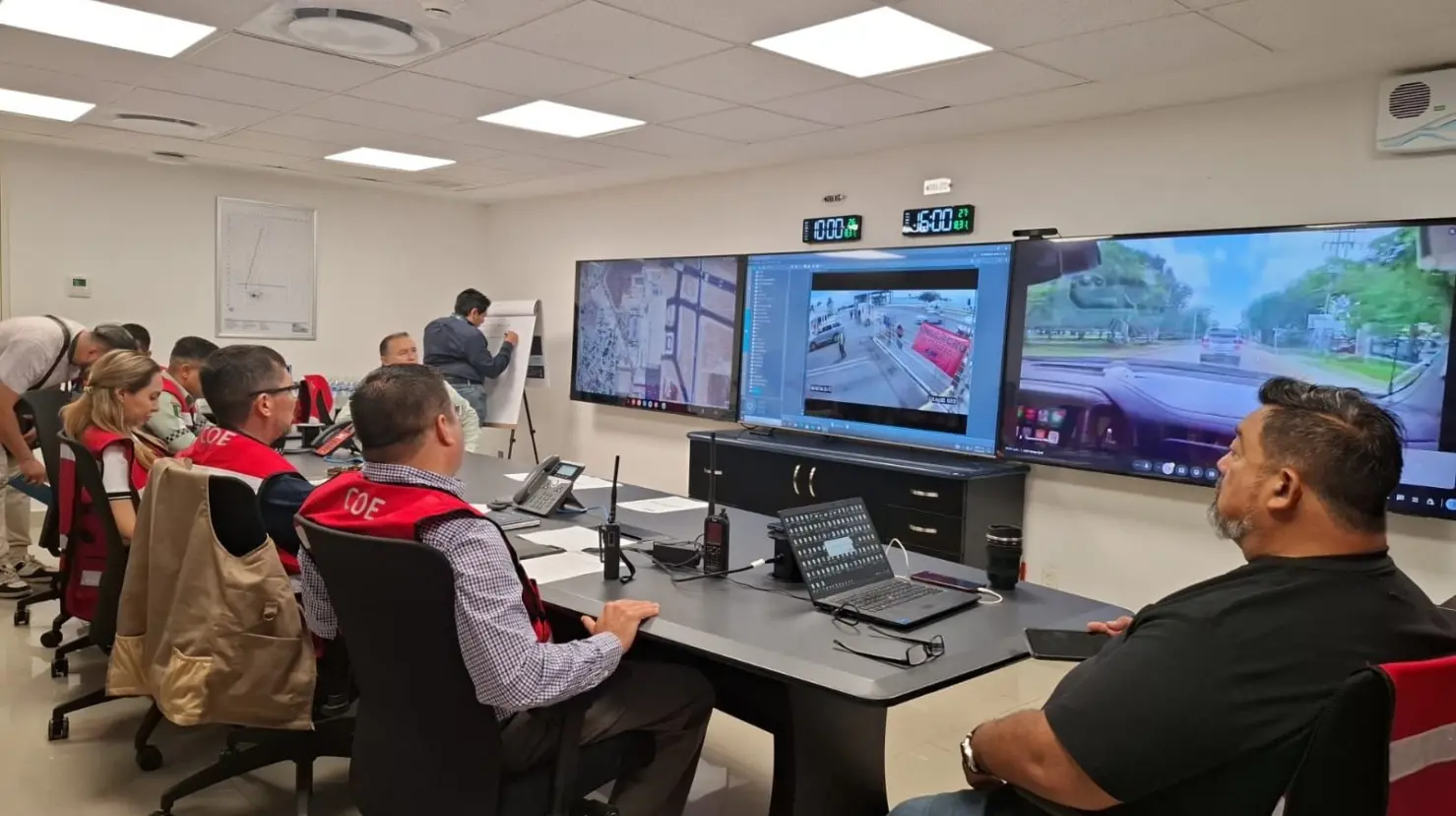 ¿Qué instituciones participaron en el simulacro en Mérida? Foto: Cortesía