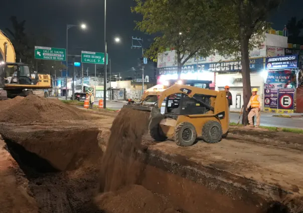 Terminan reparación de socavón en Zaragoza y liberan la vialidad
