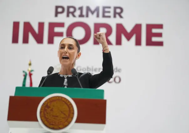 Claudia Sheinbaum presume reducción histórica de la pobreza en su Primer Informe