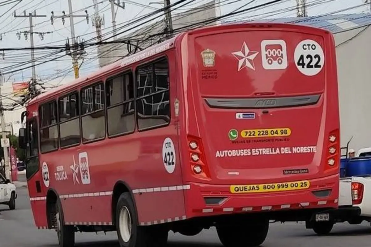 Transporte público del Edomex. Foto: X (@SntVTC)