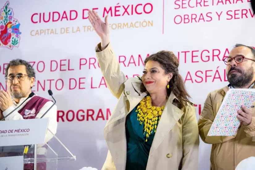 Clara Brugada presenta el programa nocturno. Foto: X @ClaraBrugadaM