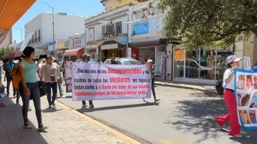 Familiares de personas desaparecidas marchan en Tamaulipas, piden apoyo para encontrarlos