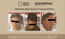 Capturan a presuntos extorsionadores que exigían miles de pesos como “derecho de piso” en Edomex