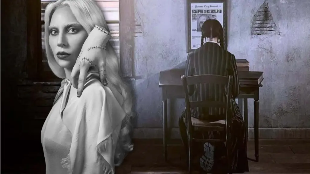 Así luce Lady Gaga como Rosaline Rotwood en la nueva temporada de Merlina