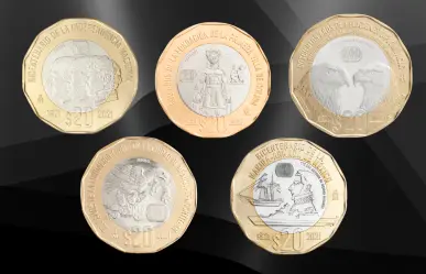 ¿Tienes una? Estas monedas conmemorativas de 20 pesos aún las puedes usar, según Banxico