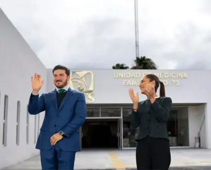 Claudia Sheinbaum destaca construcción de clínica del IMSS en Nuevo León