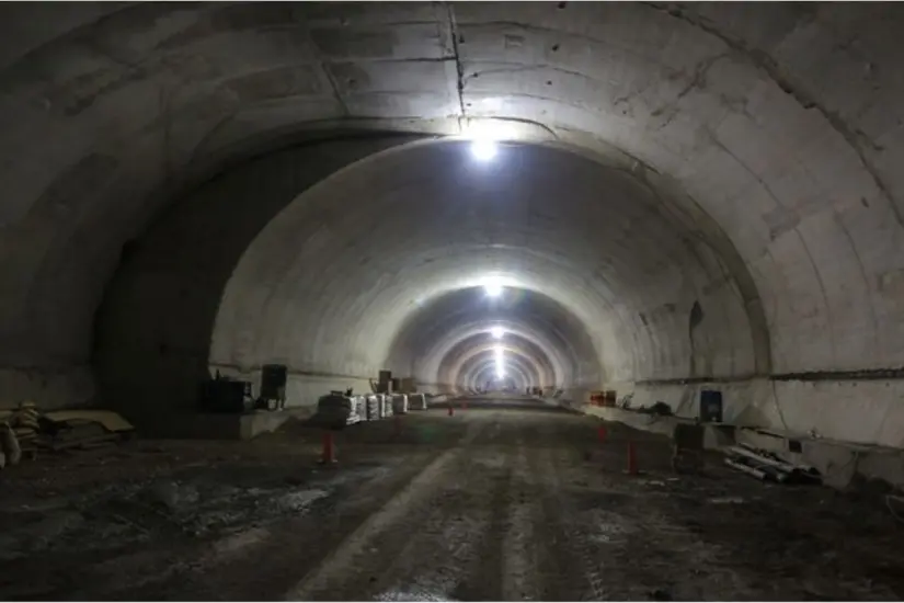 Túnel de la autopista Mante- Ocampo- Tula. Foto: Daniel Espinoza 