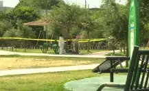 Descubren a hombre muerto en parque frente a secundaria de Guadalupe