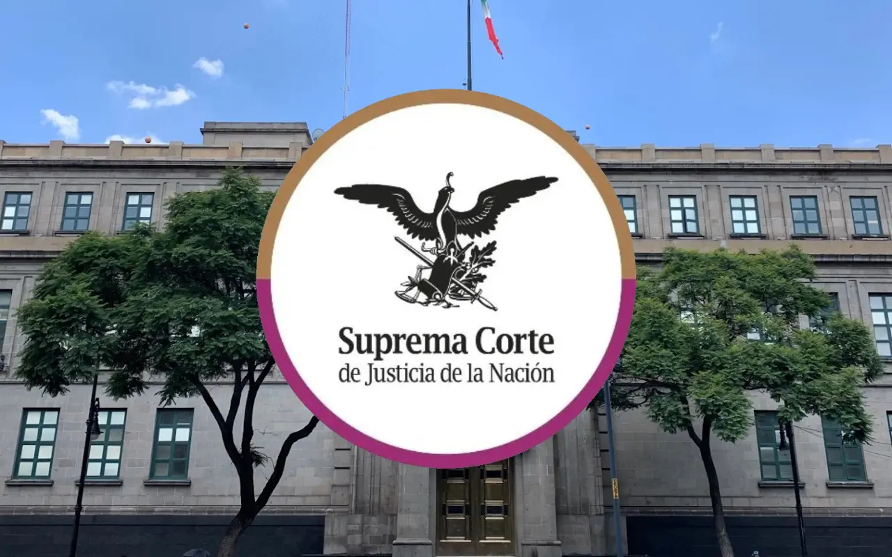 Suprema Corte de Justicia de la Nación y logo. Foto: Suprema Corte de Justicia de la Nación