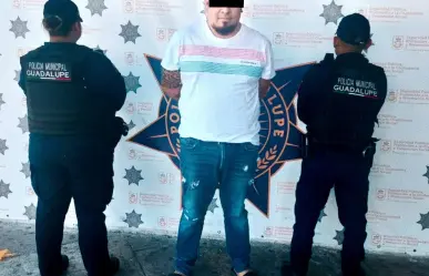 Policía de Guadalupe logra detener a sujeto tras amenaza de muerte