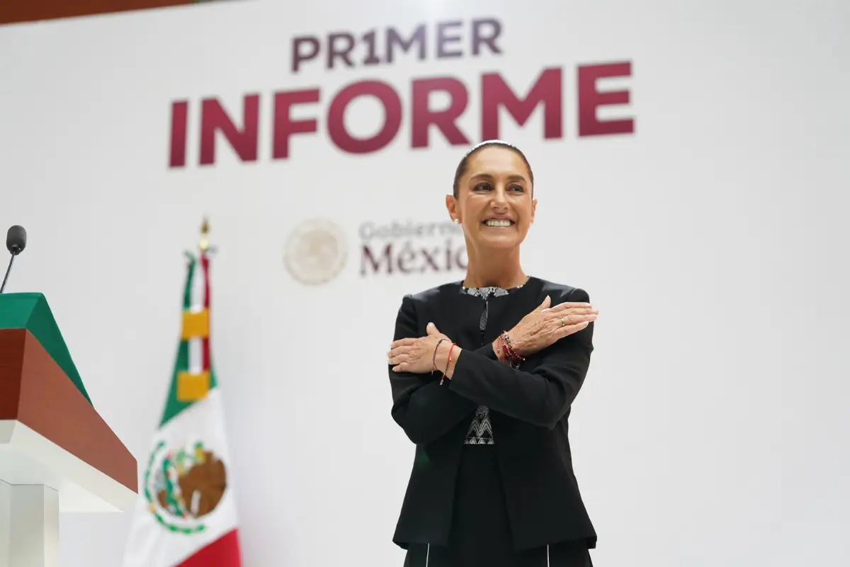 Claudia Sheinbaum en su Primer Informe de Gobierno. Foto: Gobierno de México