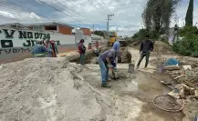 Socavón deja sin clases a más de 500 alumnos en Chimalhuacán, Edomex