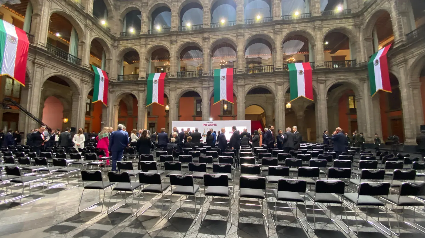 Patio de Palacio Nacional. Foto: Omar Gómez