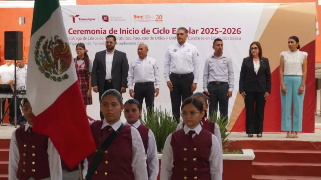 SSPT da el banderazo de salida al ciclo escolar 2025 2026 en Miguel Alemán con respaldo educativo