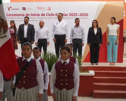 SSPT da el banderazo de salida al ciclo escolar 2025 2026 en Miguel Alemán con respaldo educativo